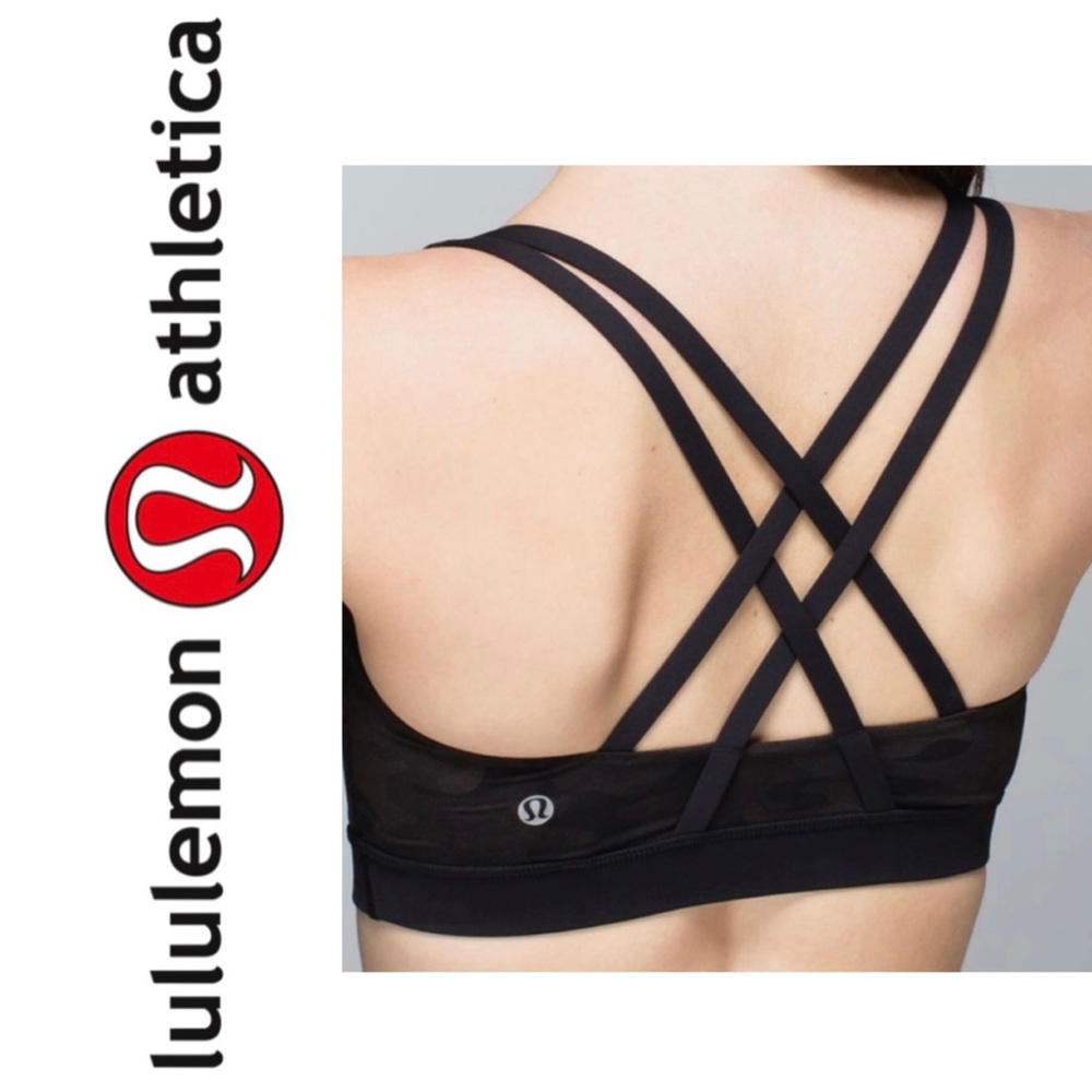Lululemon Energy Camo Sports Bra Size 8